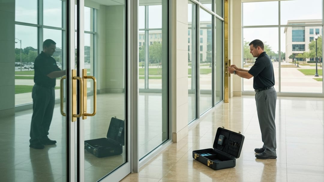 Cerrajero Comercial en Legacy West Plano 2026: Sistemas de Acceso para Oficinas Corporativas