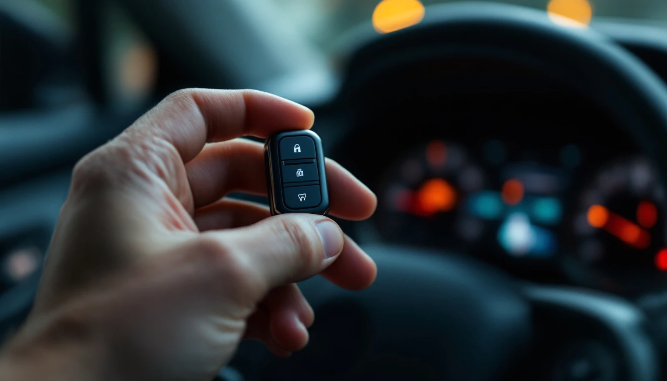 Tablero de un Toyota Corolla en Plano mostrando el mensaje Key not detected en la pantalla